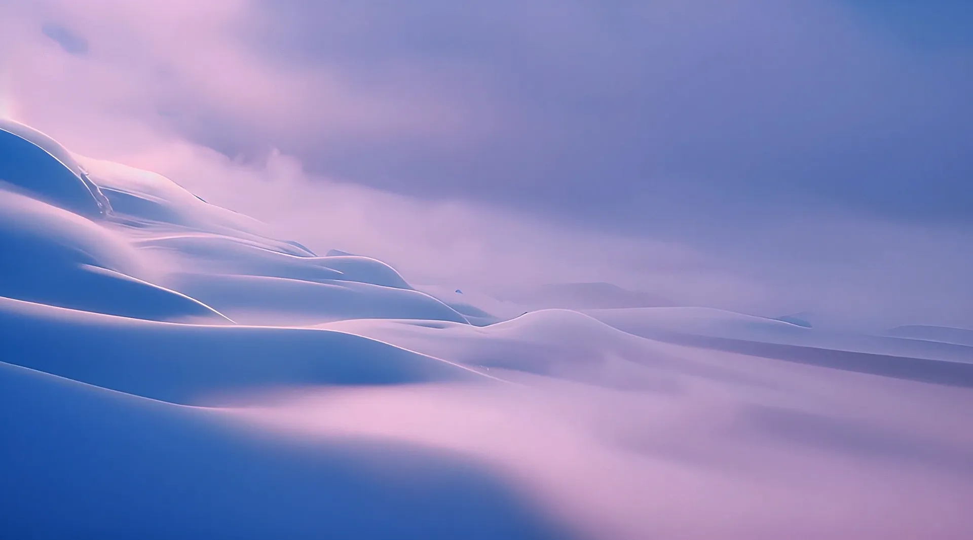 Peaceful White Desert Backdrop Video